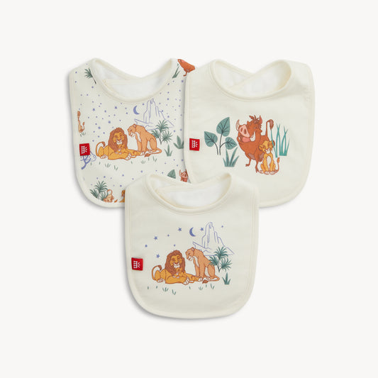 Lion King Modal 3 Pack Bib