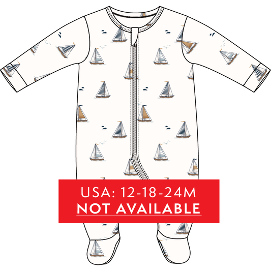 FOOTED SLEEPER KNIT-OFFWHITE