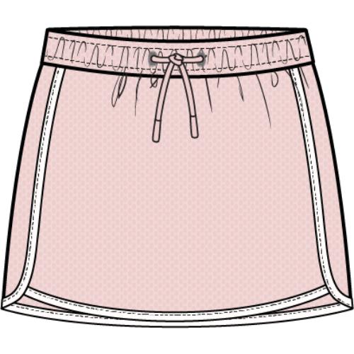 SKORT KNIT-PINK LT.