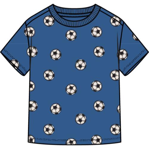 S/S T-SHIRT KNIT-BLUE ROYAL