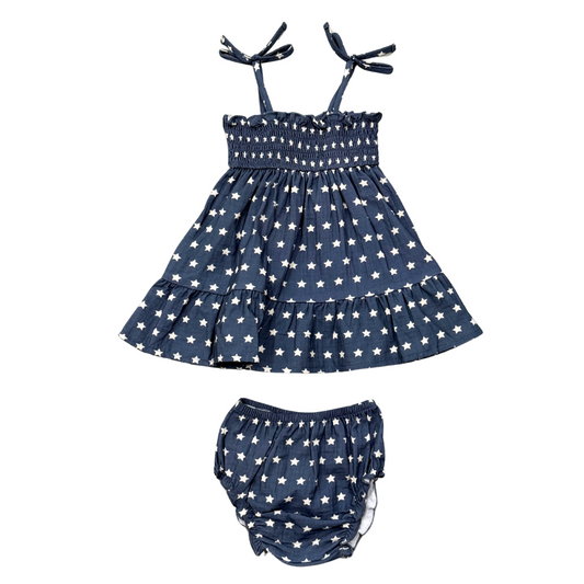 TIERED MINI DRESS SET
