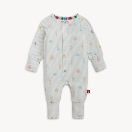 Lullaby Sky Bl Modal Magnetic Conv Coverall