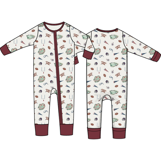 Vintage Football - Convertible Romper