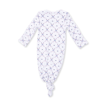 Simple Hockey Pink - Knotted Gown and Headband