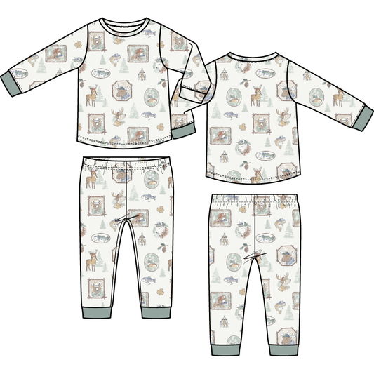 Woodson's Family Cabin - Long Sleeve Loungewear Set