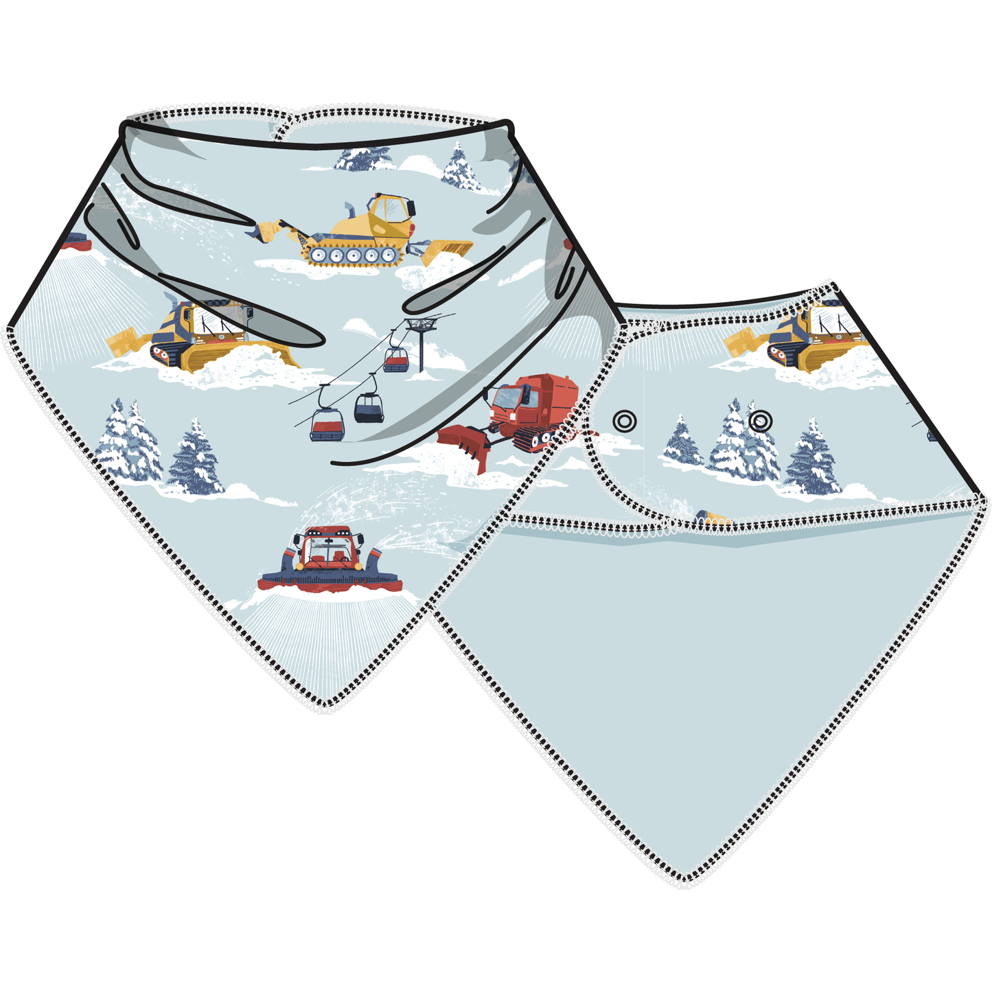 Snow Cats - Bandana Bib