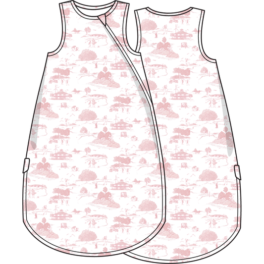 Golf Toile Pink - Sleep Bag