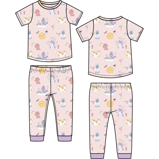 Spa Dogs - Short Sleeve Loungewear Set