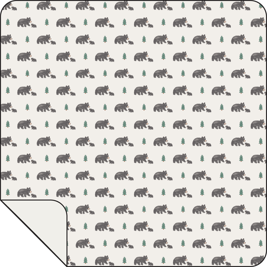 Black Bears - Swaddle Blanket