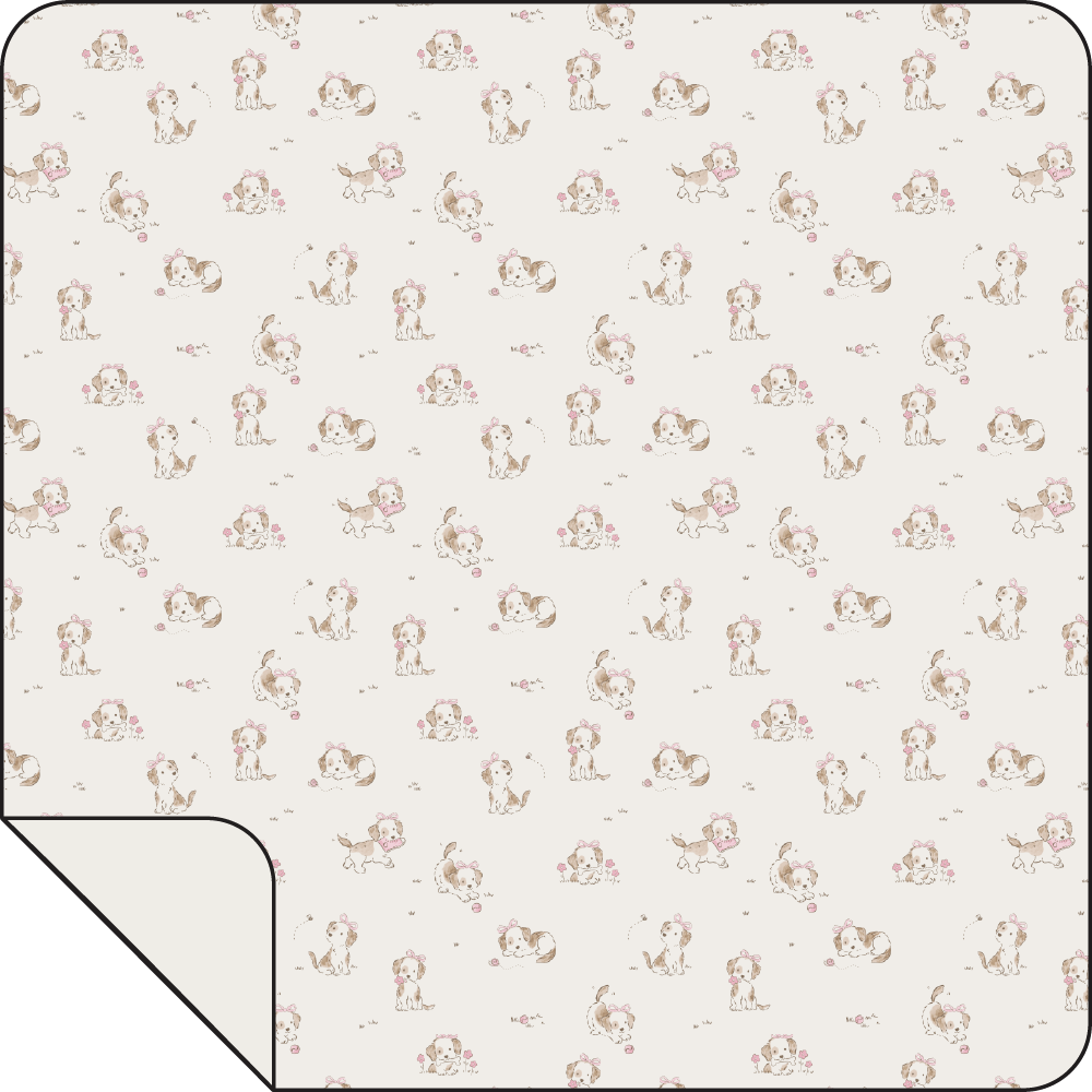 Explorer Puppy Pink - Swaddle Blanket