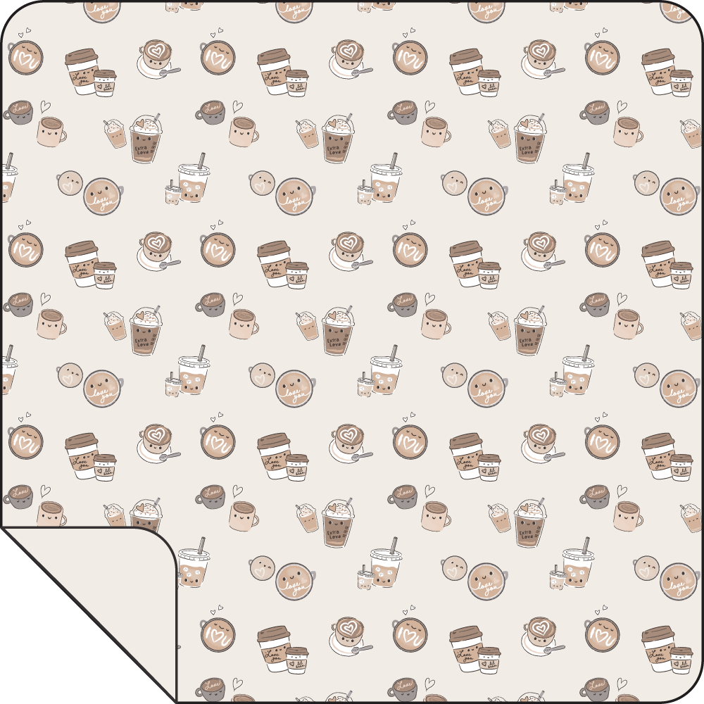 Love you A Latte - Swaddle Blanket