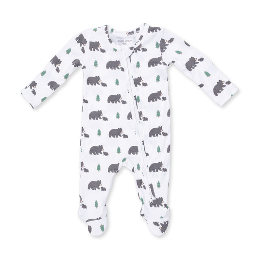 Black Bears - 2 Way Zipper Footie