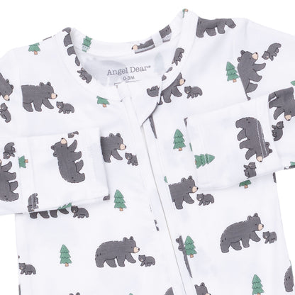 Black Bears - 2 Way Zipper Footie