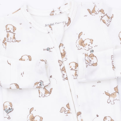 Explorer Puppy Blue - 2 Way Zipper Footie
