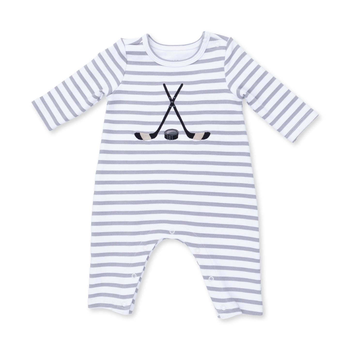 Hockey - Long Sleeve Snap Shoulder Romper