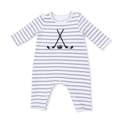 Hockey - Long Sleeve Snap Shoulder Romper