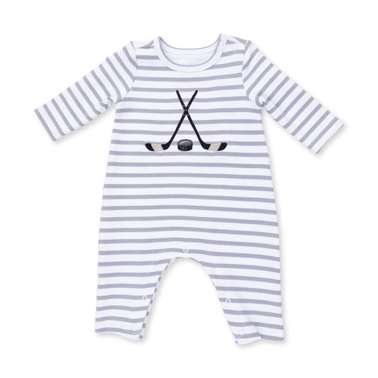 Hockey - Long Sleeve Snap Shoulder Romper