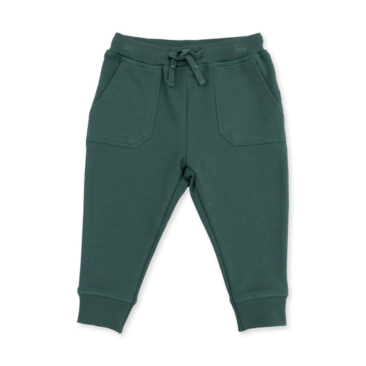 Solid Smoke Pine - Jogger Pant