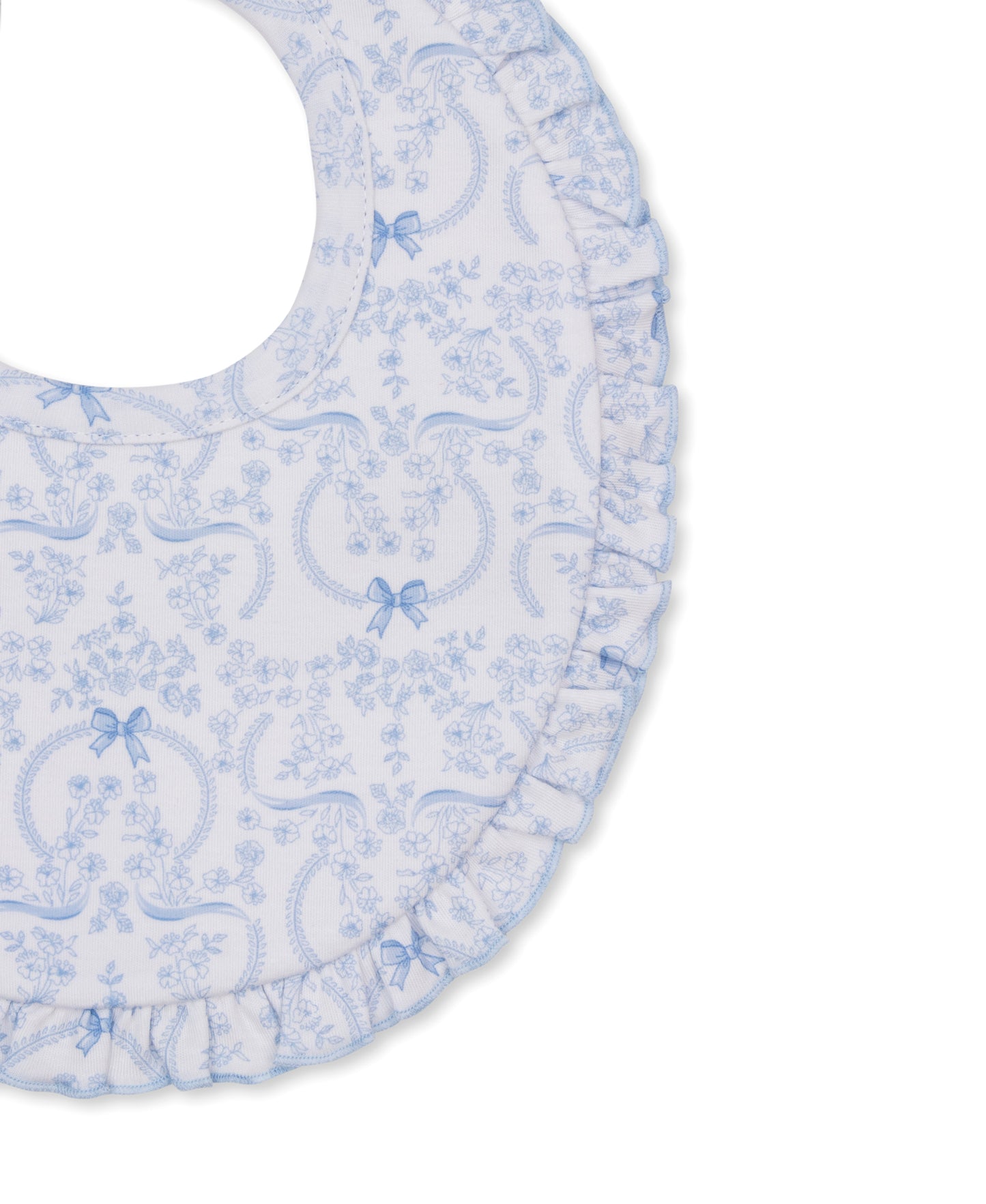 Delicate Blooming Bows Bib