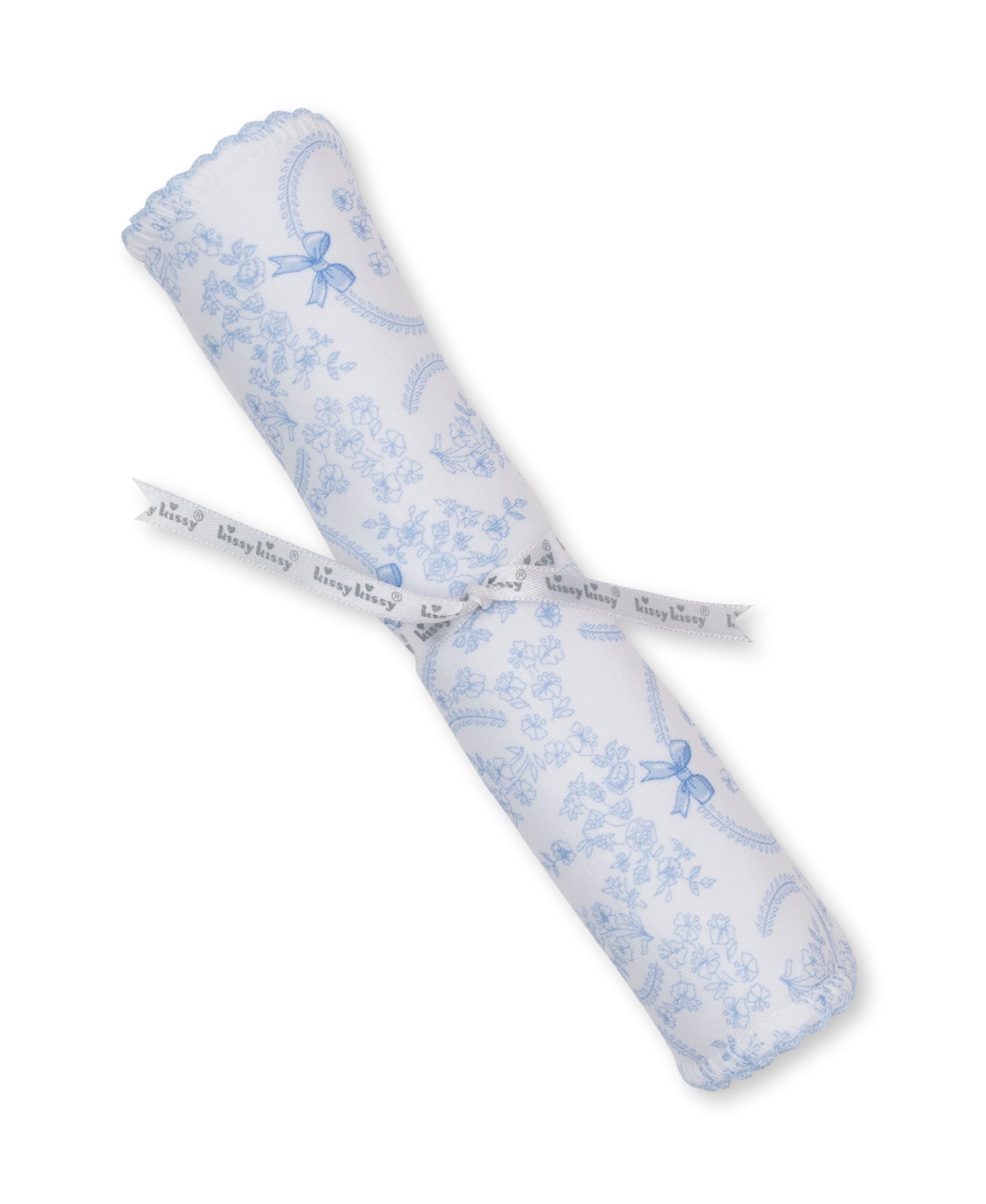 Delicate Blooming Bows Burp Cloth