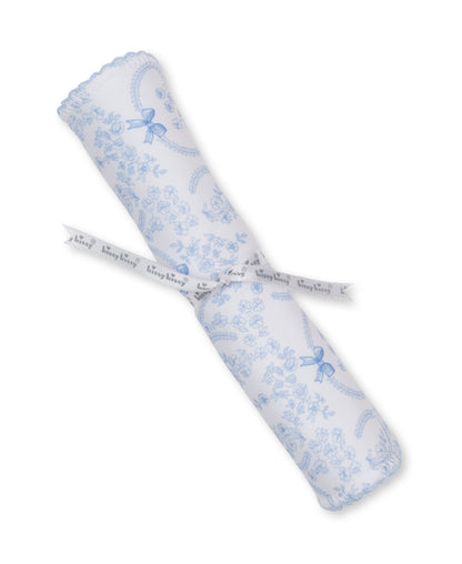 Delicate Blooming Bows Burp Cloth