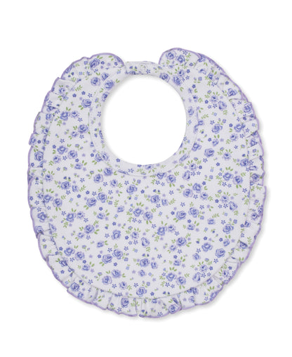 Cottage Roses lilac Bib