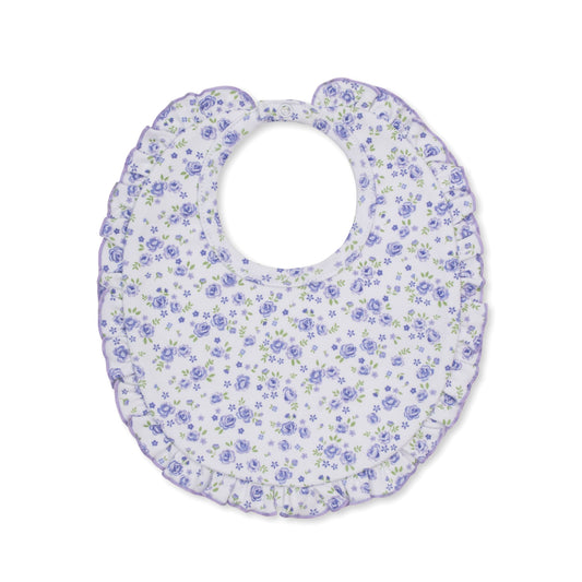 Cottage Roses lilac Bib