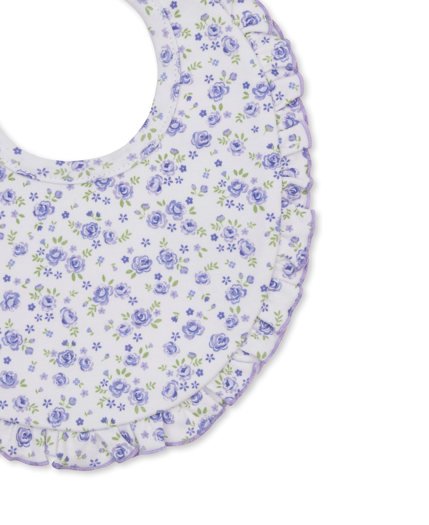 Cottage Roses lilac Bib