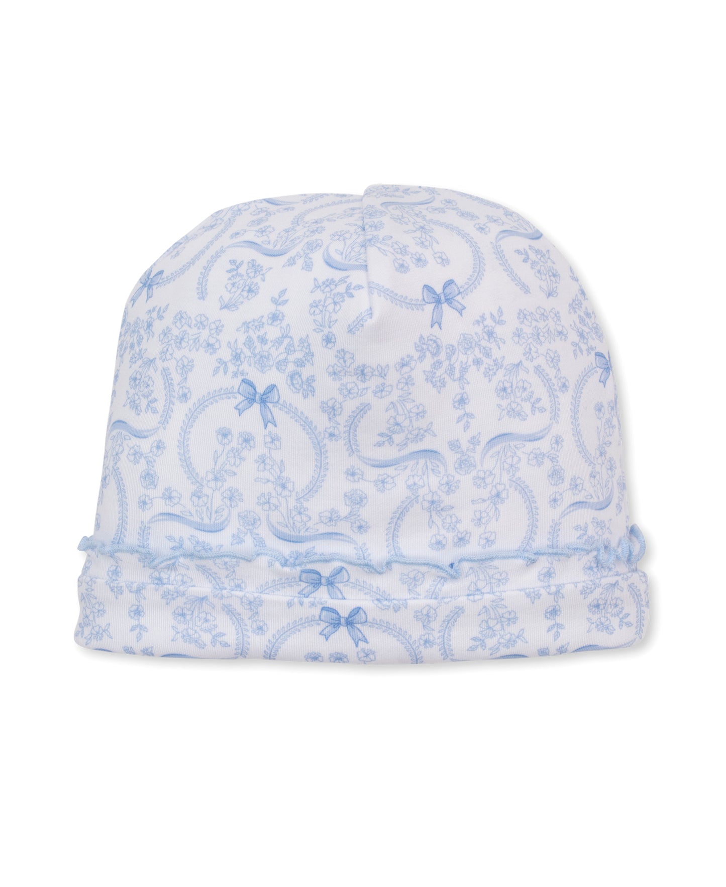 Delicate Blooming Bows Light Blue Hat