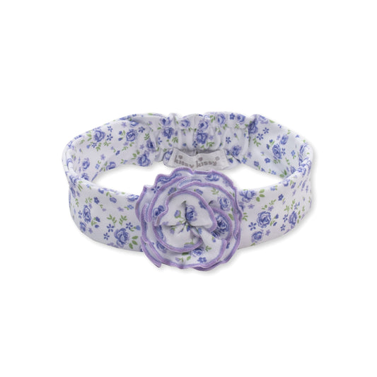 Cottage Roses Lilac Headband