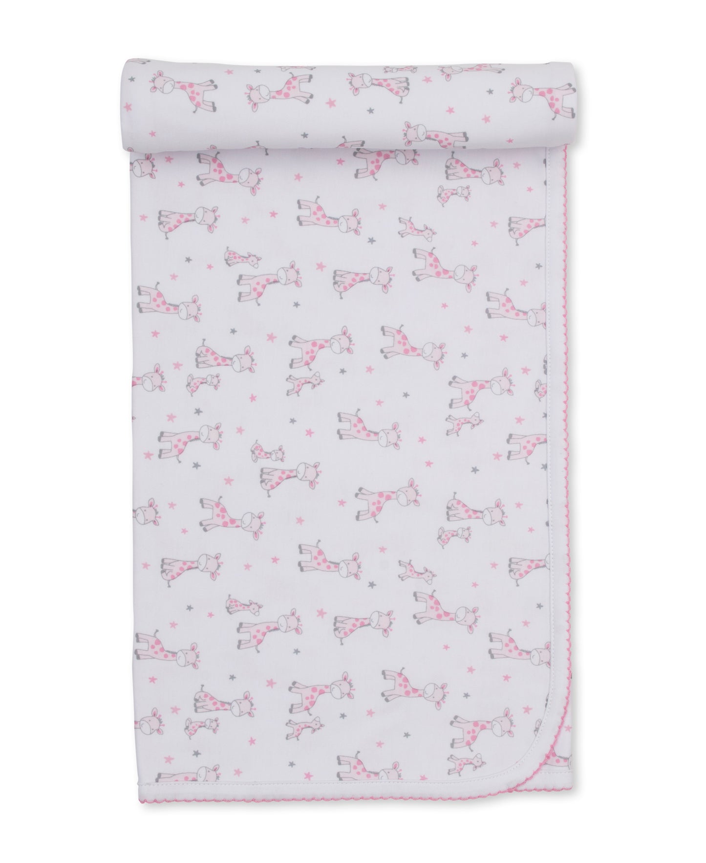Just Giraffes Pink Blanket