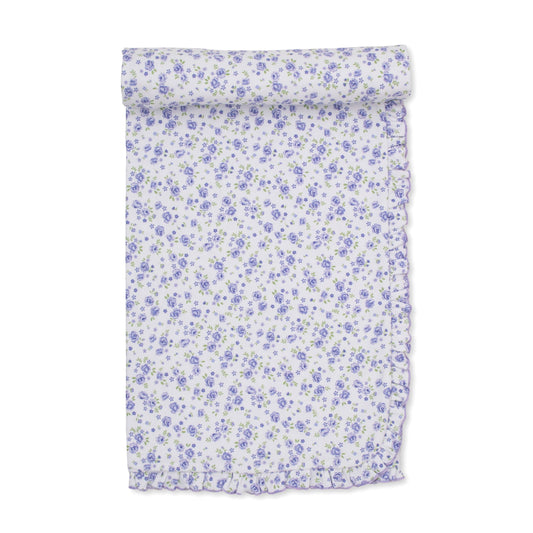 Cottage Roses Lilac Blanket