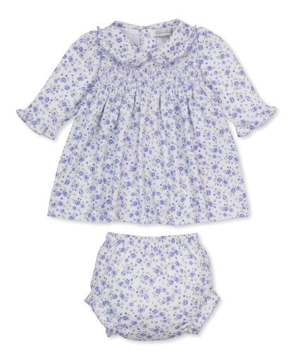 Cottage Roses Lilac Smocked Dress Set