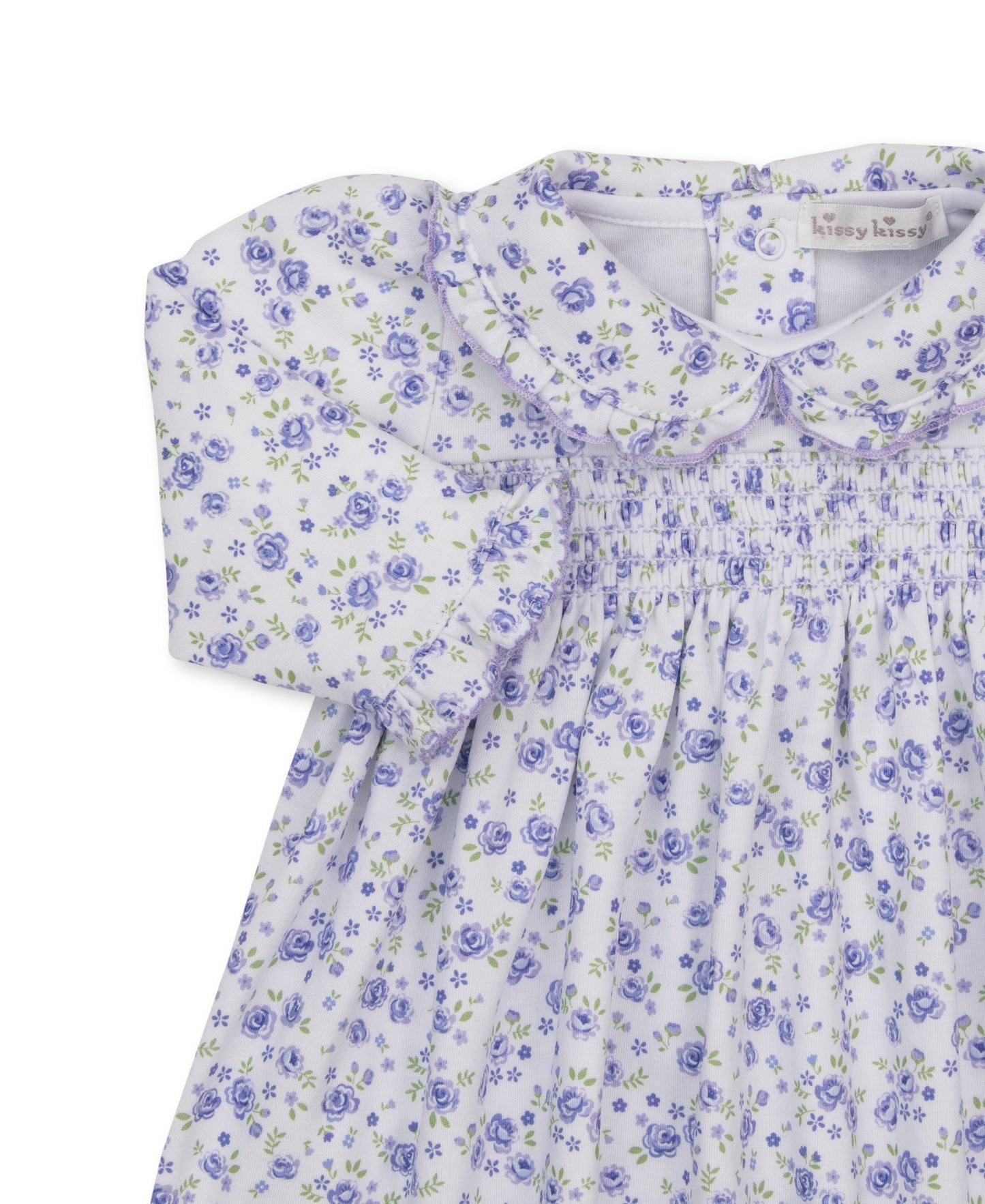 Cottage Roses Lilac Smocked Dress Set