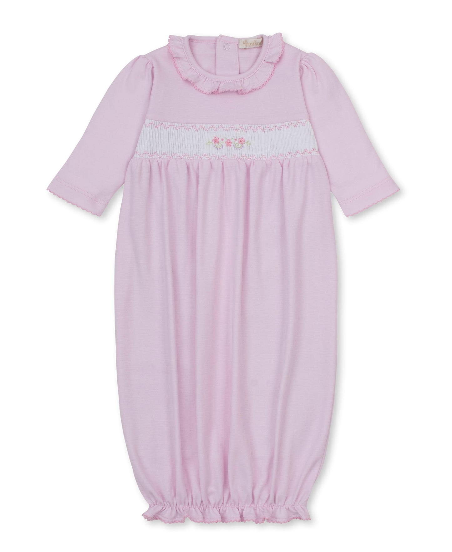 CLB Fall Medley 26 Hand Smocked Pink Gown