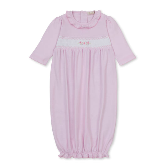 CLB Fall Medley 26 Hand Smocked Pink Gown
