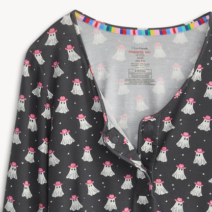 LETS GO GHOULS MODAL WOMENS L/S LNG PNT PJ