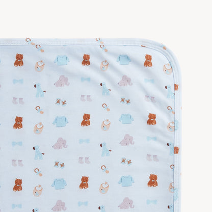 NURSERY NOSTALGIA BLUE MODAL BLANKET
