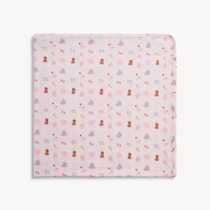 NURSERY NOSTALGIA PINK MODAL BLANKET