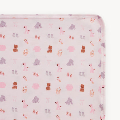 NURSERY NOSTALGIA PINK MODAL BLANKET