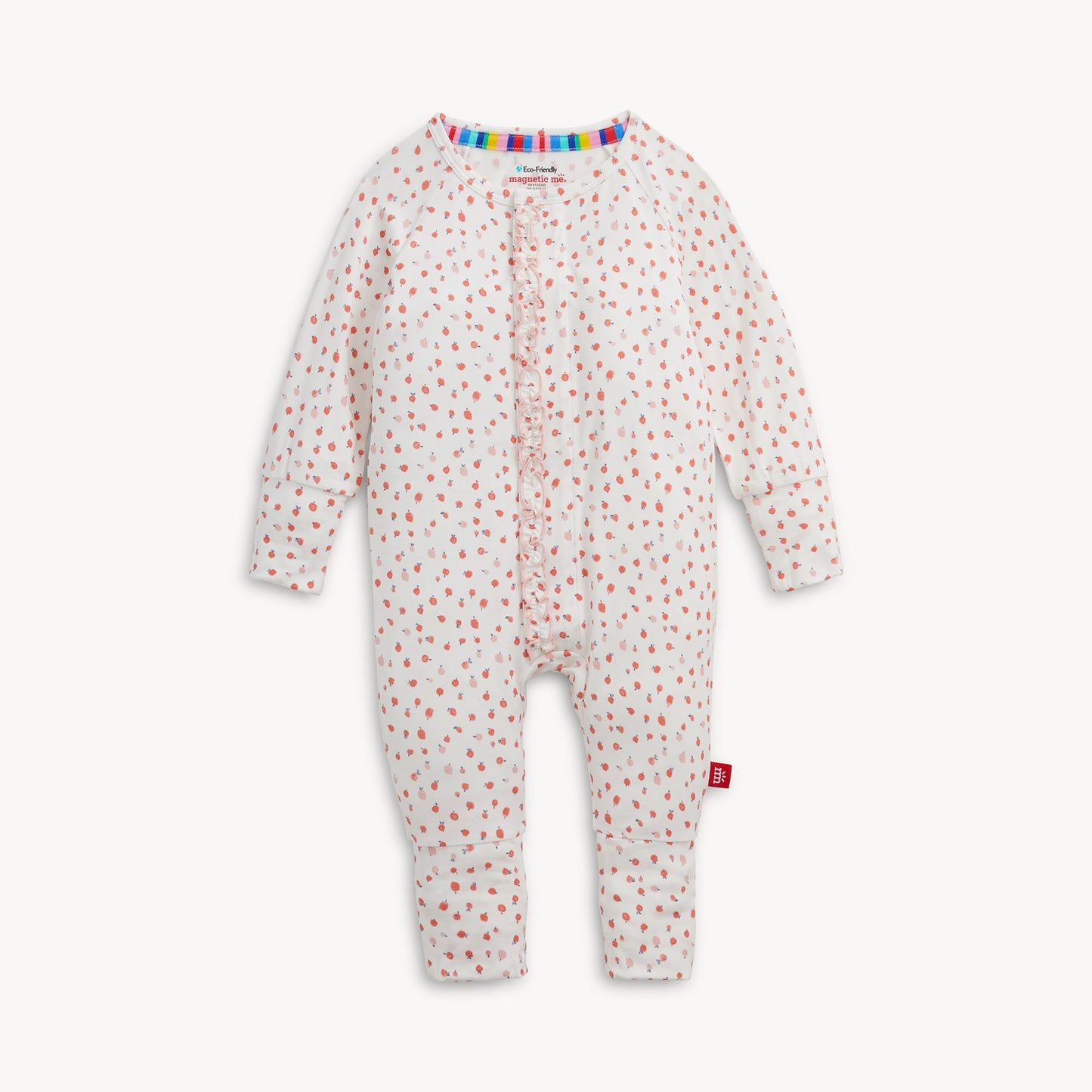 APPLE BLOSSOM MODAL RUFFLE CONV COVERALL