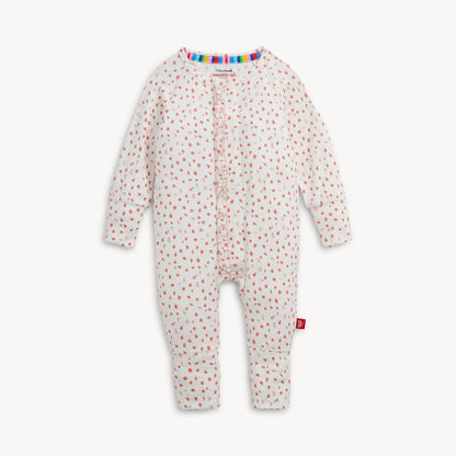 APPLE BLOSSOM MODAL RUFFLE CONV COVERALL