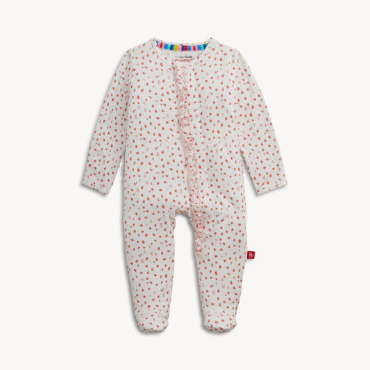 APPLE BLOSSOM MODAL RUFFLE FOOTIE
