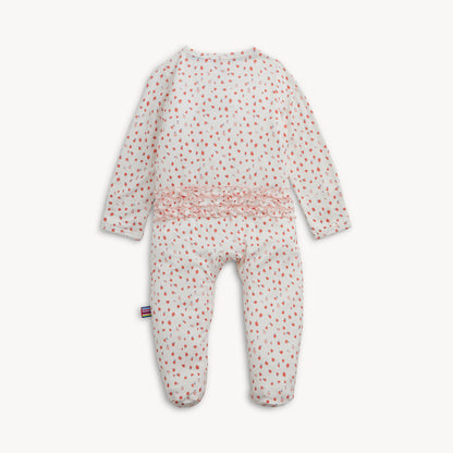 APPLE BLOSSOM MODAL RUFFLE FOOTIE