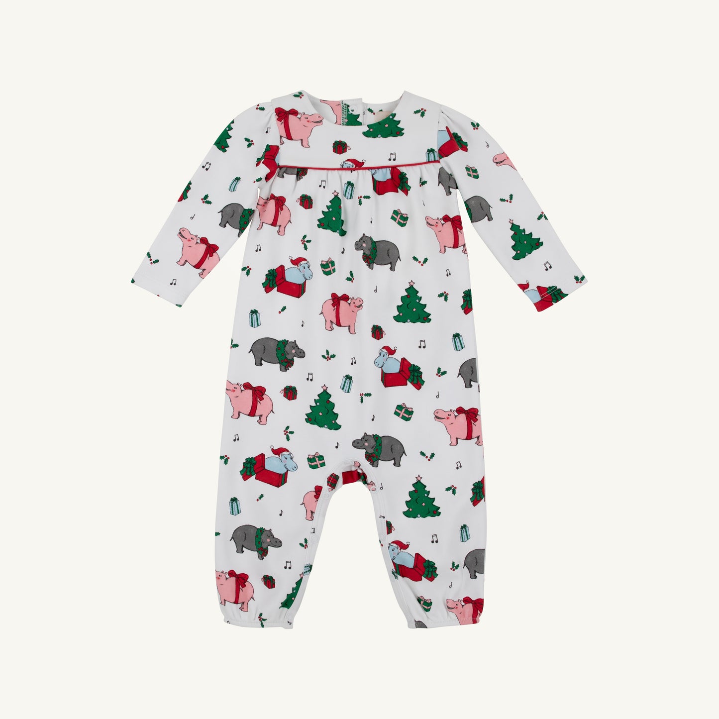 Long Sleeve Penny's Playsuit - Heavy Weight