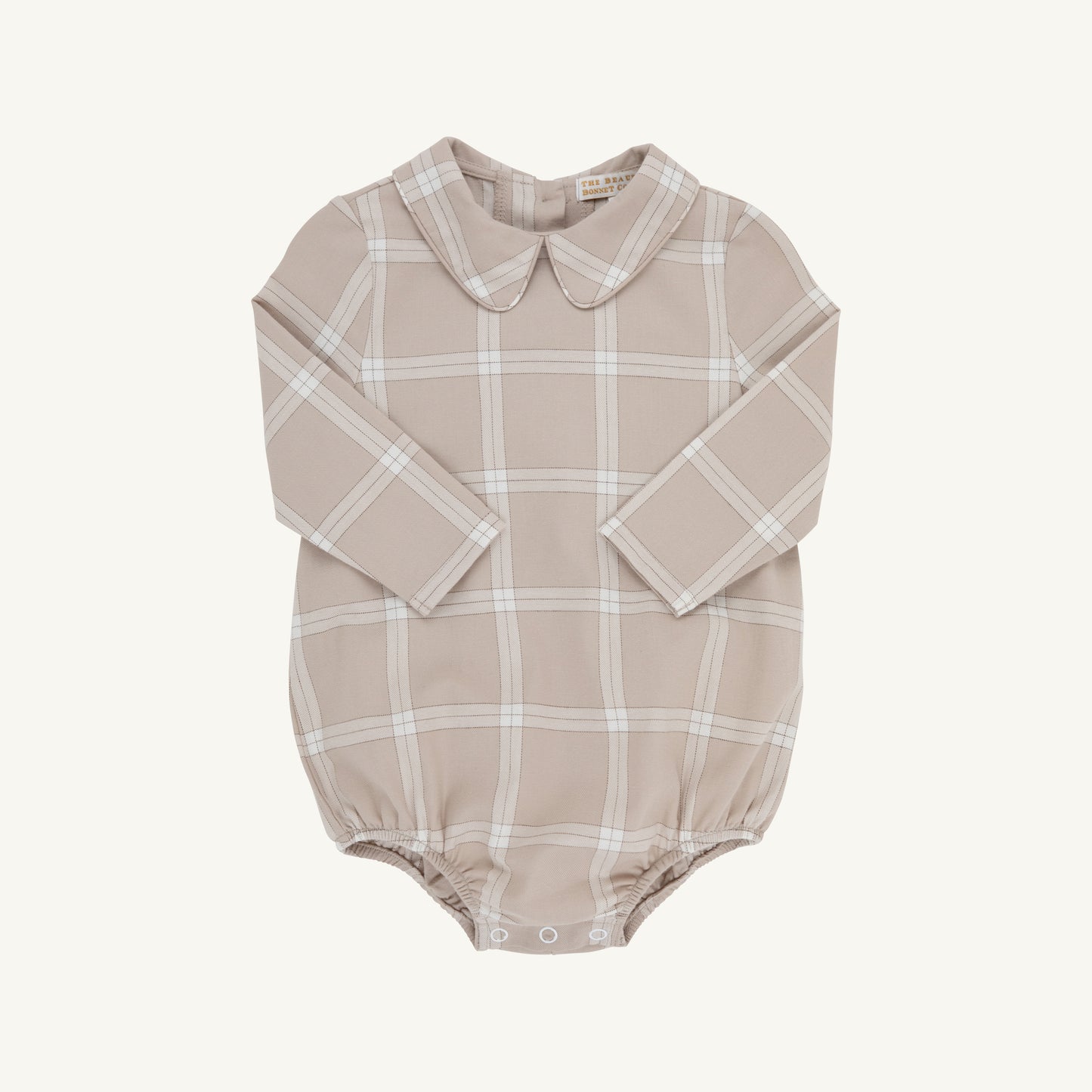 Peter Pan Collar Shirt - Onesie - Flannel- LS