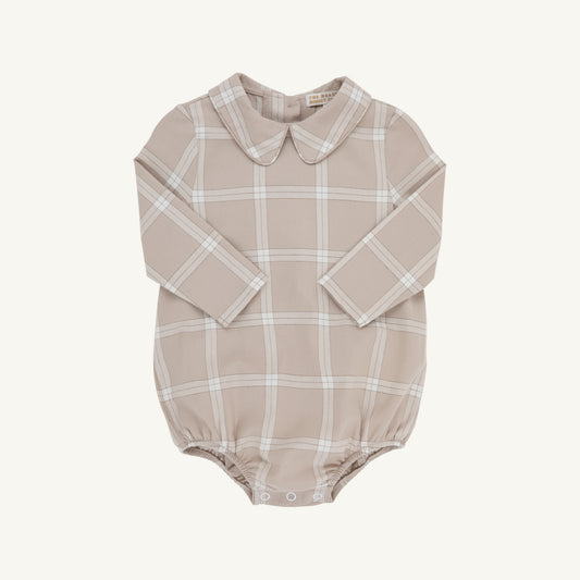Peter Pan Collar Shirt - Onesie - Flannel- LS