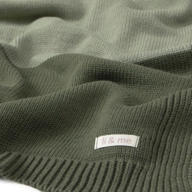 KNIT TRICOLOR BLANKET