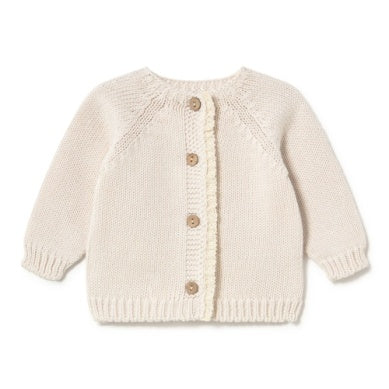 GIRLS KNIT LACE CARDIGAN