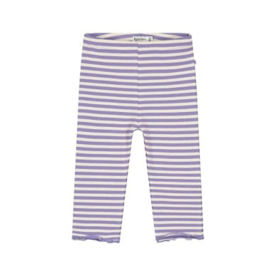 BABY GIRLS LEGGINGS FADED PLUM STRIPE